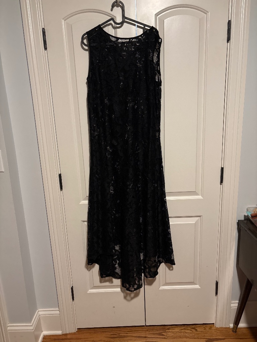 Anne Fontaine sleeveless, long lace dress